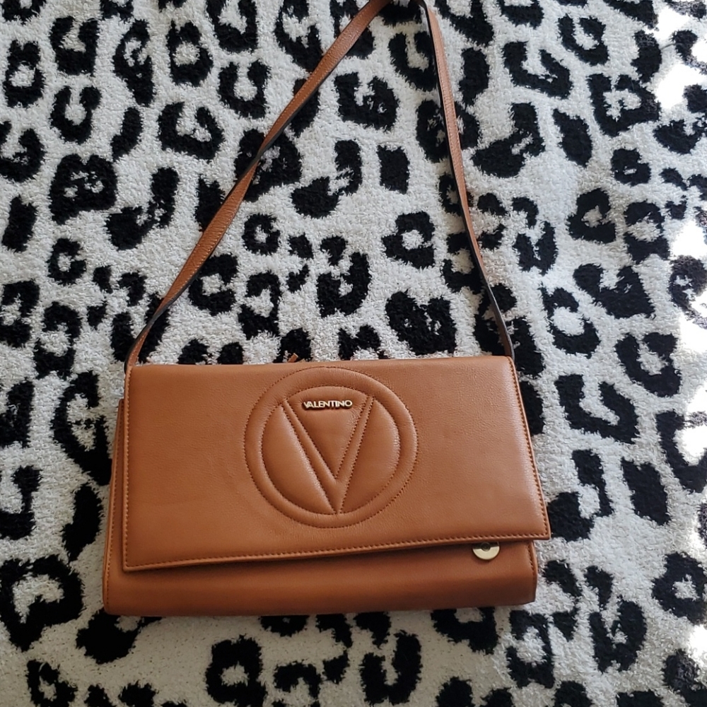 Mario Valentino Lena Genuine Leather Crossbody bag